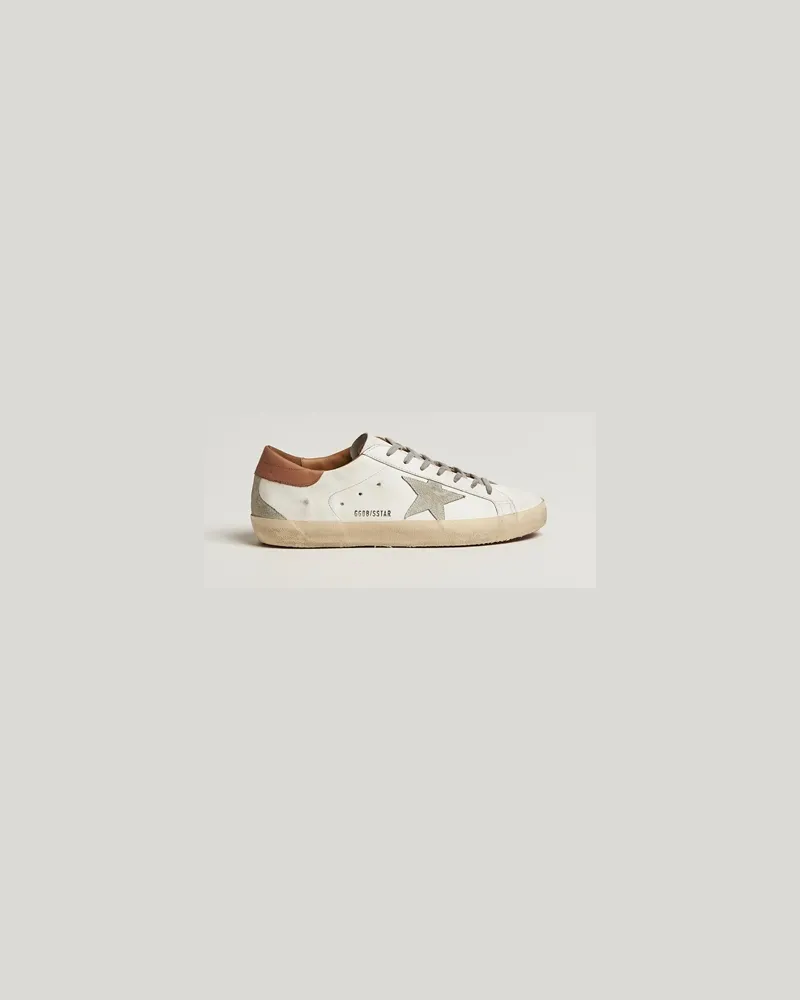 Golden Goose Super-Star Sneakers White/Light Brown Weiß
