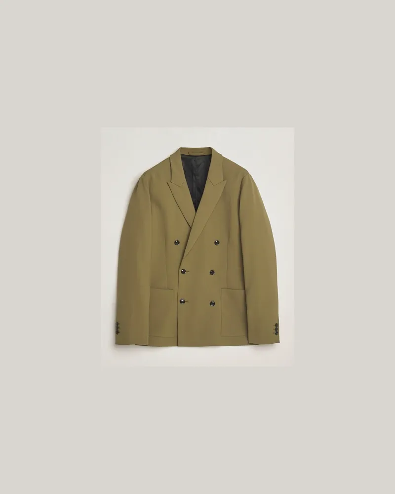 NN 07 Jordin Wool Double Breasted Blazer Firene Green Grün