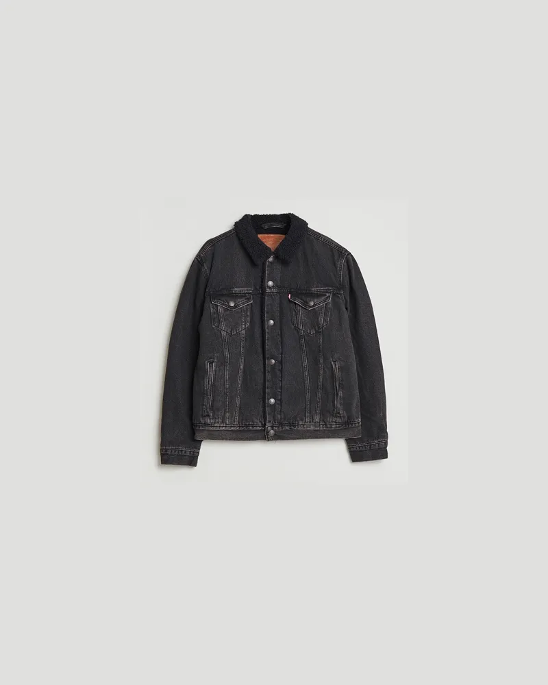 Levi's Levi Type 3 Sherpa Trucker Built To Last Schwarz