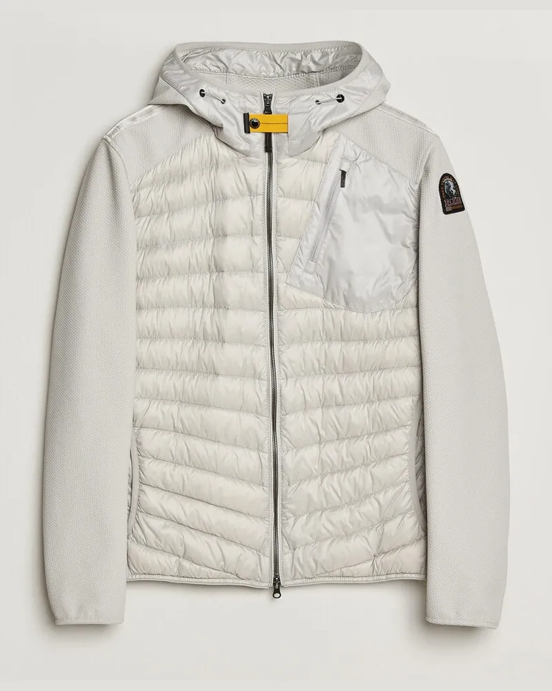 Parajumpers Nolan Mesh Hooded Hybrid Ghiaccio Grau