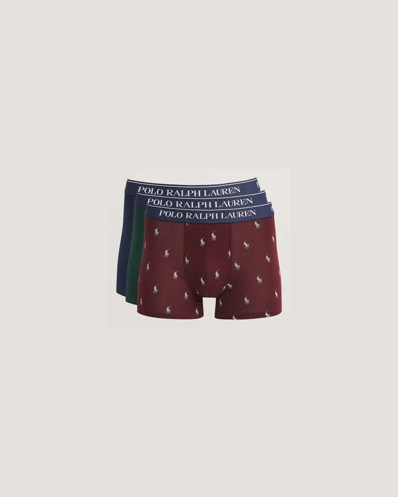 Ralph Lauren 3-Pack Trunk Navy/Green/Harvard Wine Mehrfarbig