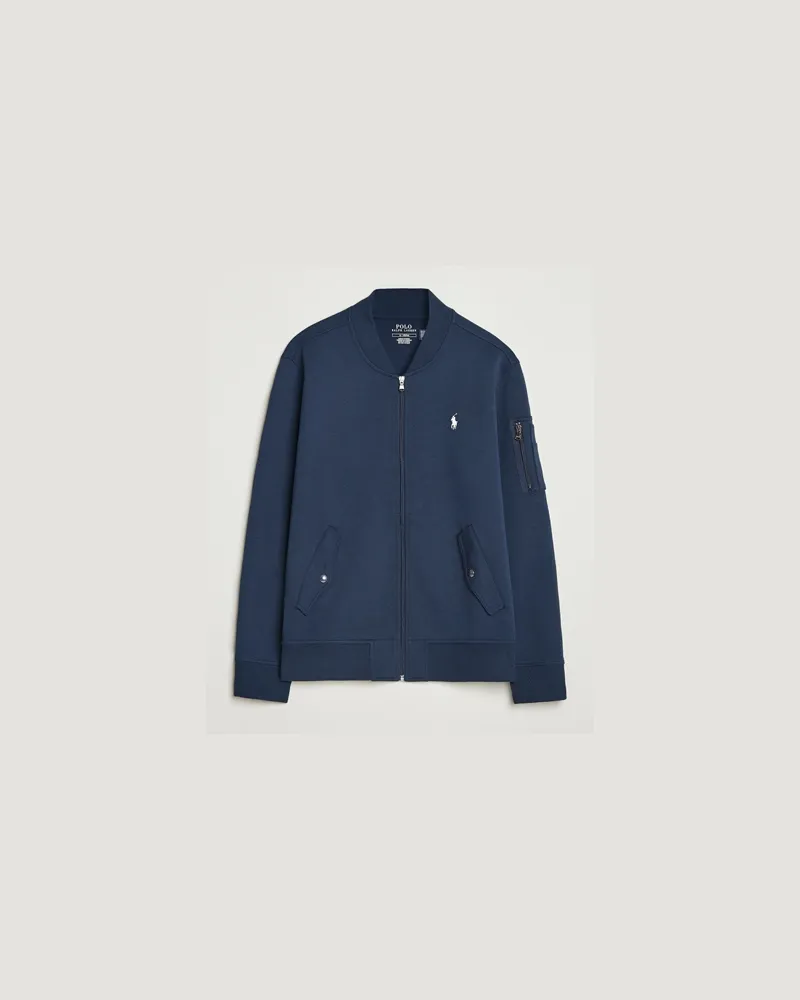Ralph Lauren Double Knitted Sweatshirt Aviator Navy Blau