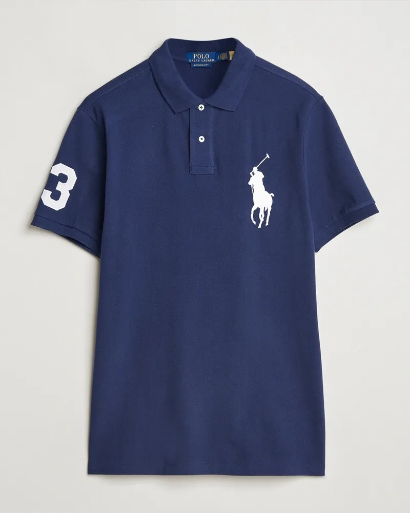 Ralph Lauren Custom Fit Big Pony Polo Newport Navy Blau