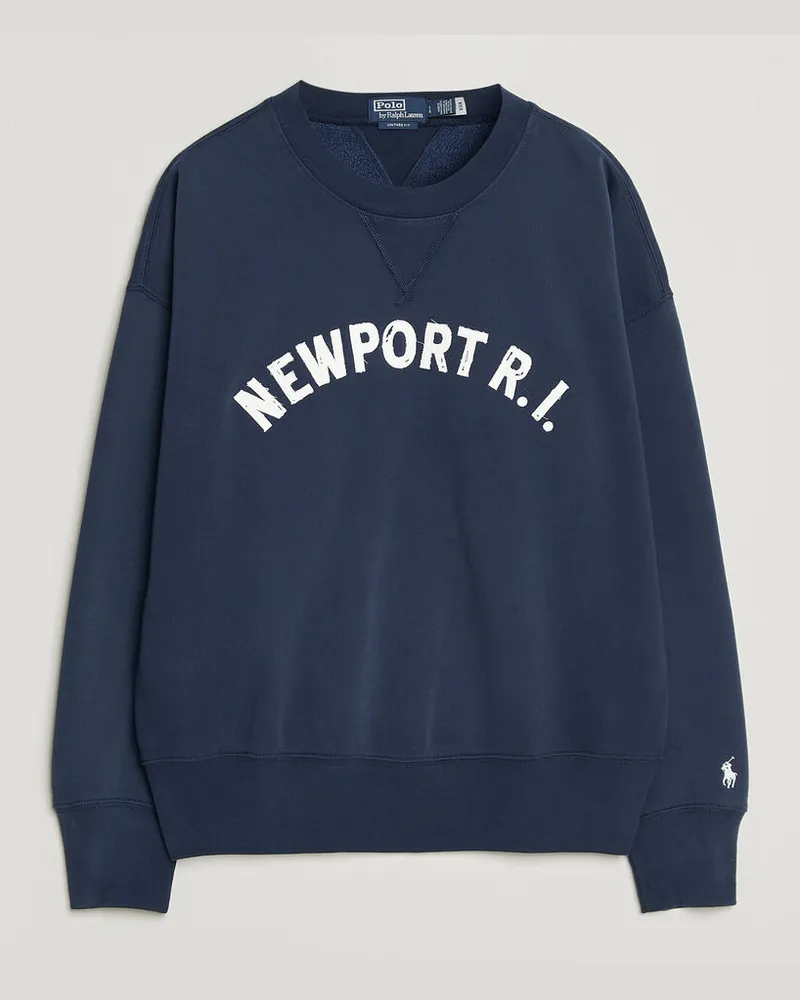 Ralph Lauren RL Printed Sweatshirt Newport Navy Blau
