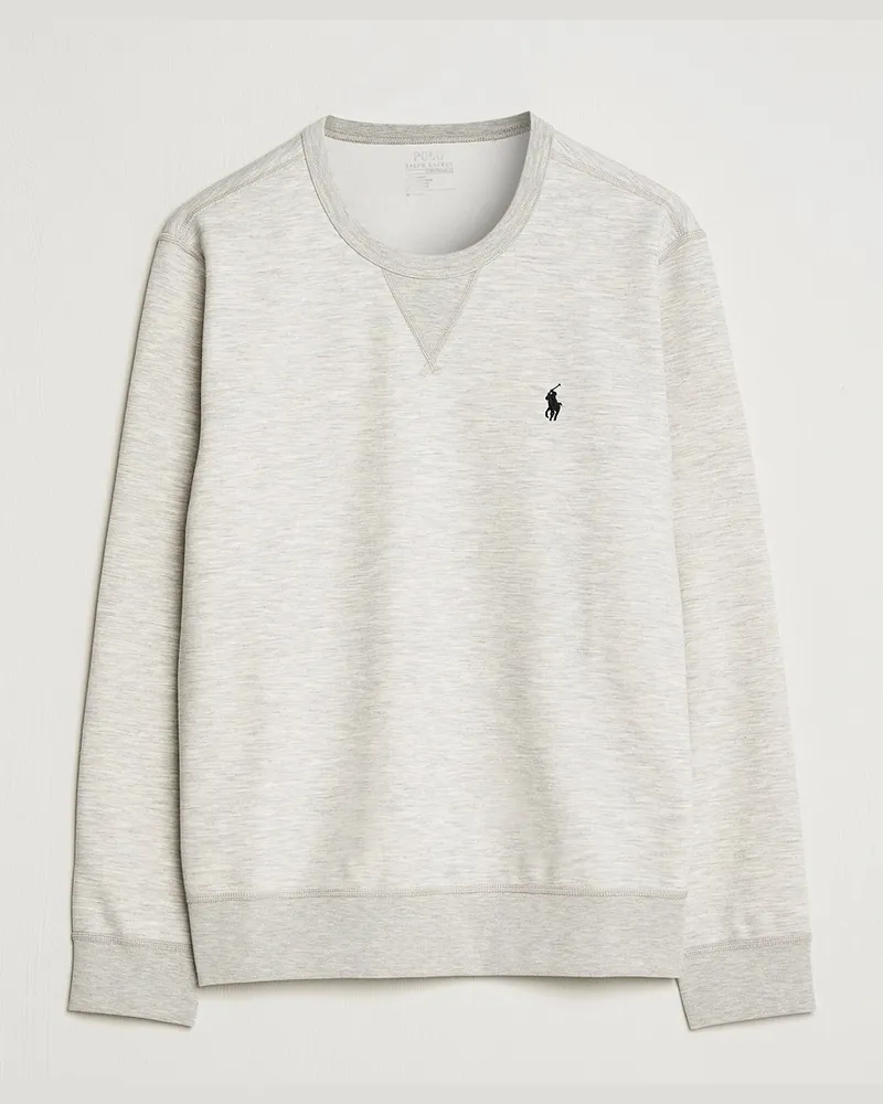 Ralph Lauren Tech Crew Neck Sweatshirt Light Sport Heather Grau