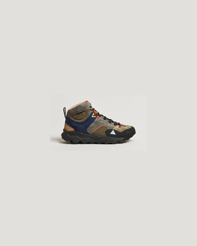 Flower MOUNTAIN Back Country Mid Suede/Leather Sneaker Multi Mehrfarbig