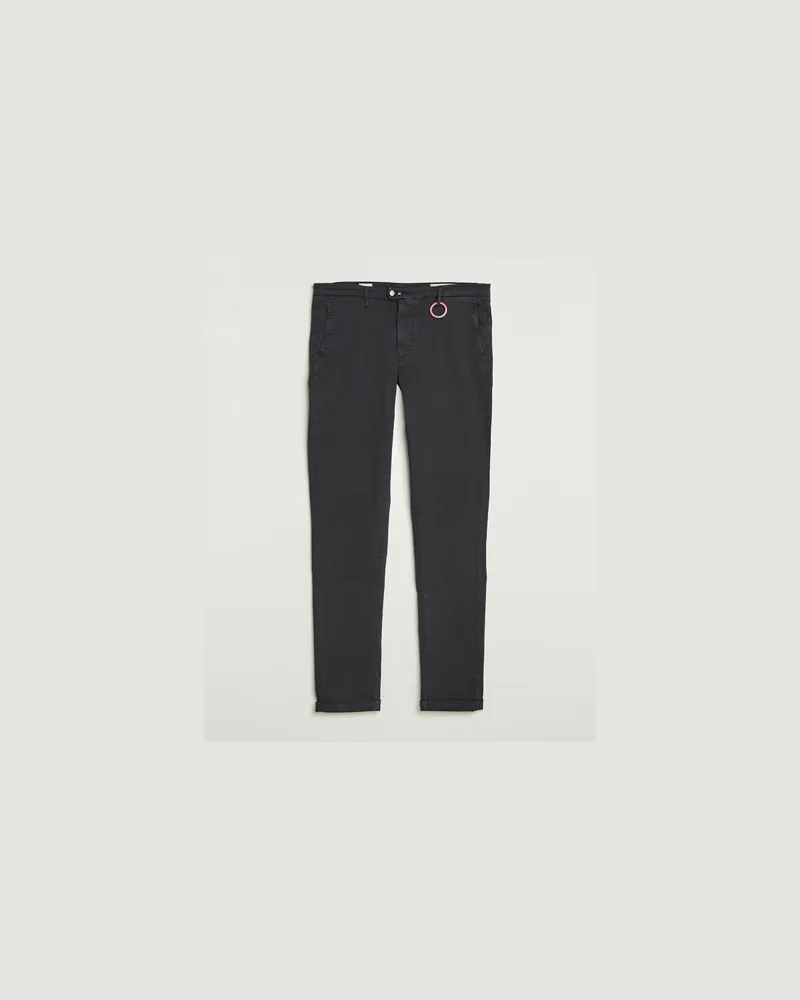 Tramarossa Luis Superstrech Cotton Chino Black Schwarz