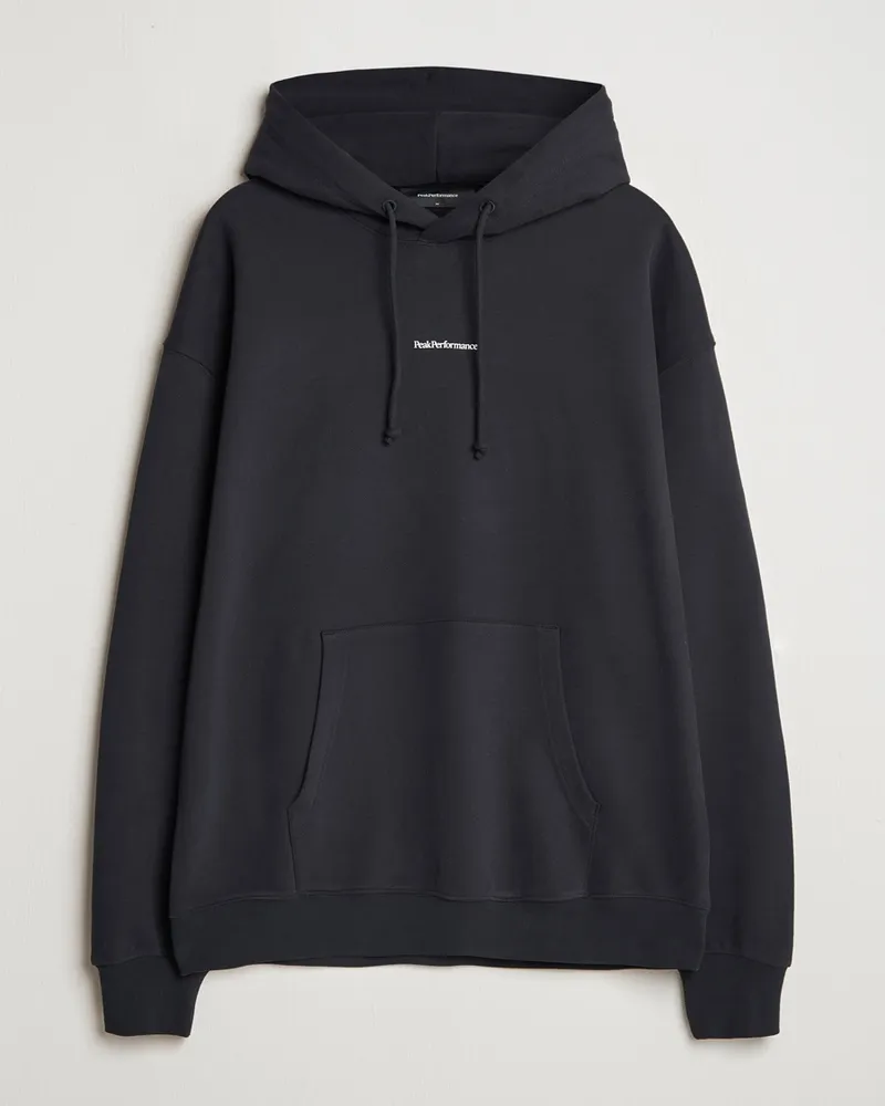 Peak Performance Original Terry Hoodie Black Schwarz