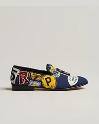 Ralph Lauren Paxton Slipper Navy Blau