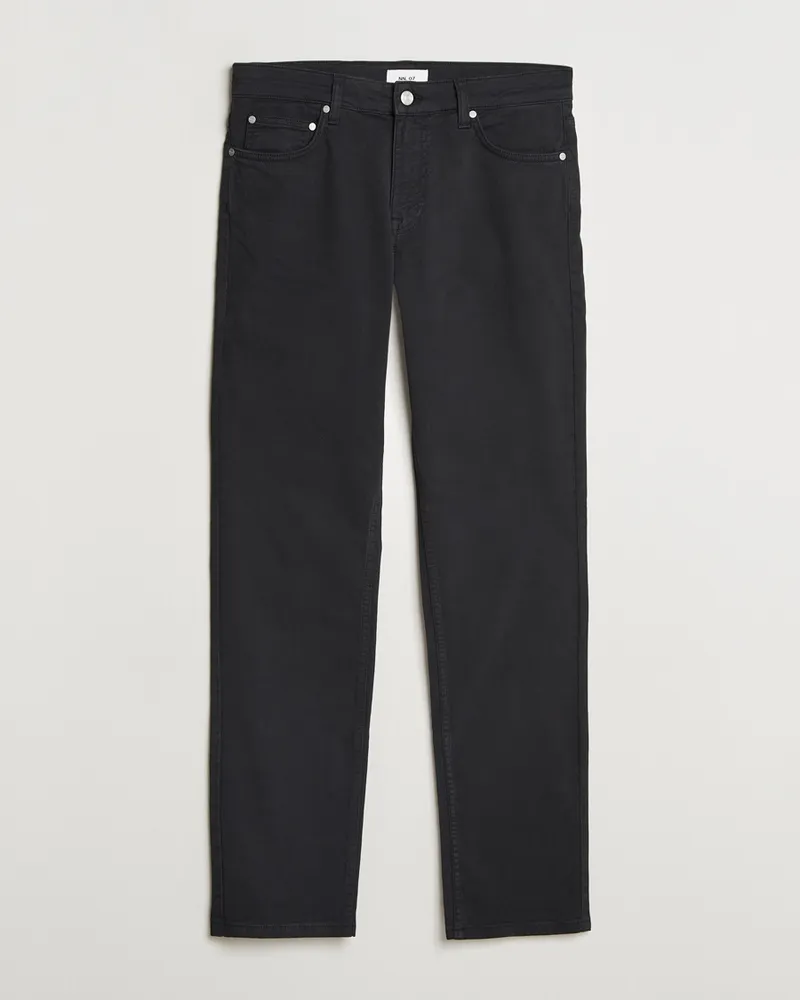 NN 07 Tony 5-Pocket Pants Black Schwarz