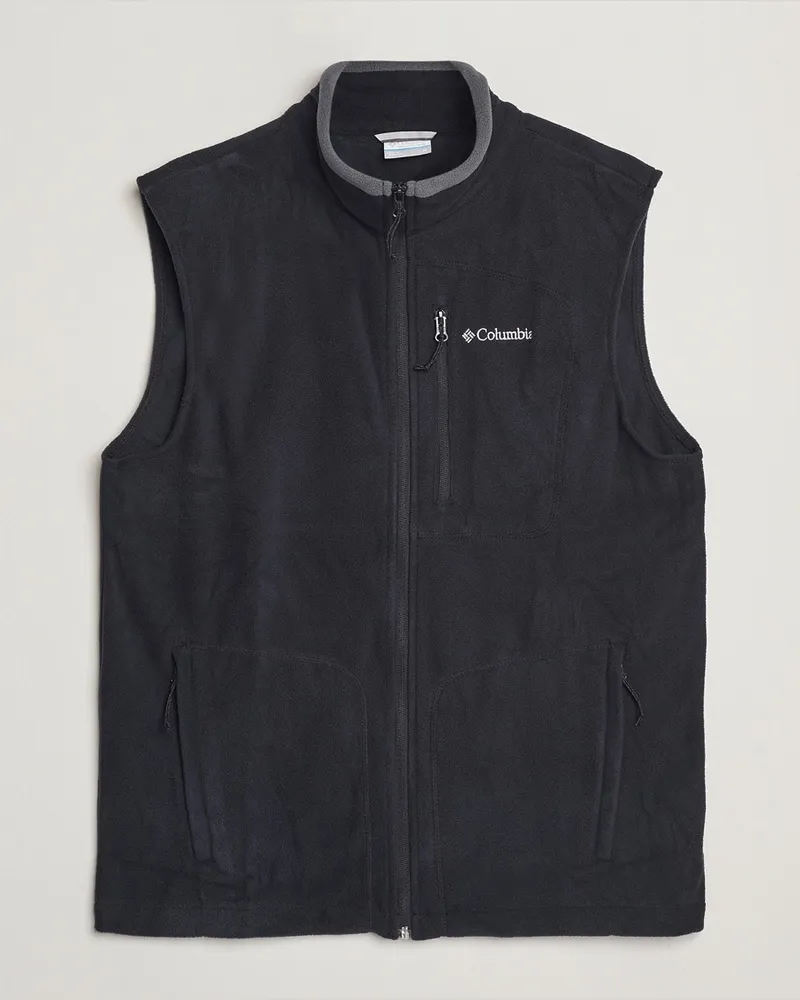 Columbia Sportswear Company Fast Trek Full Zip Fleece Vest Black Schwarz