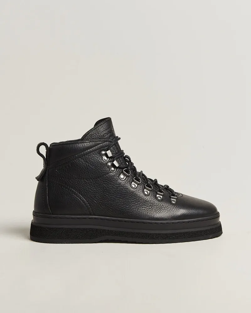 Gant Blistown Shearling Leather Boot Black Schwarz