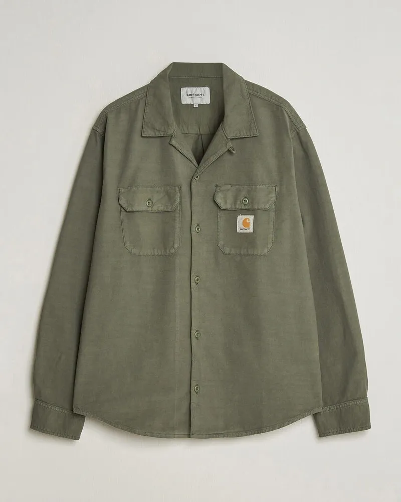 Carhartt WIP Kelsey Long Sleeve Shirt Leaf Grün