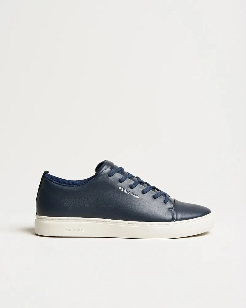 Paul Smith Lee Cap Toe Leather Sneaker Navy Blau