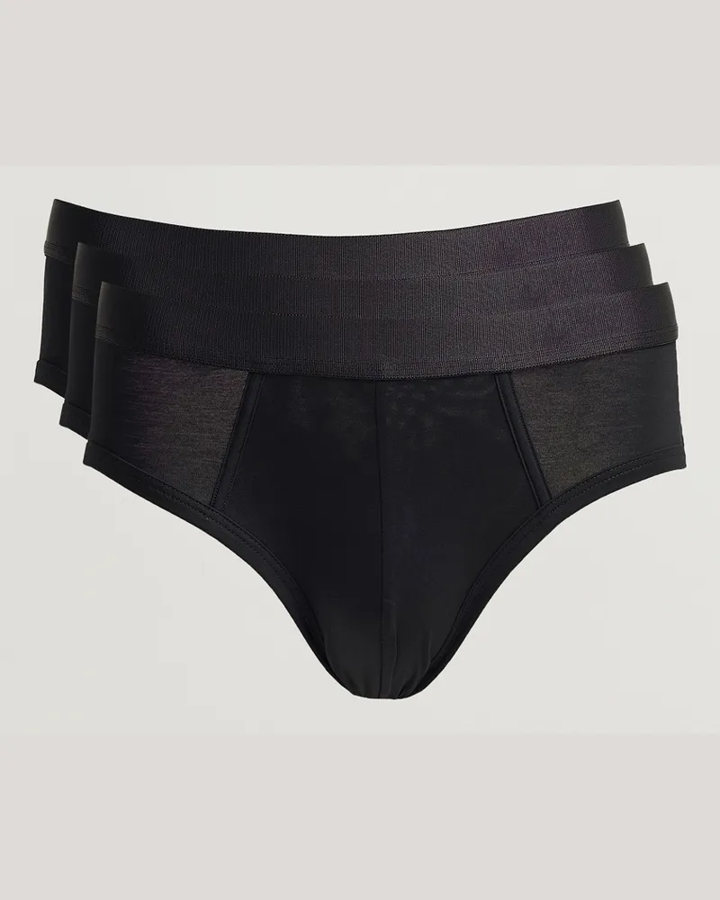 CDLP 3-Pack Y-Brief Black Schwarz