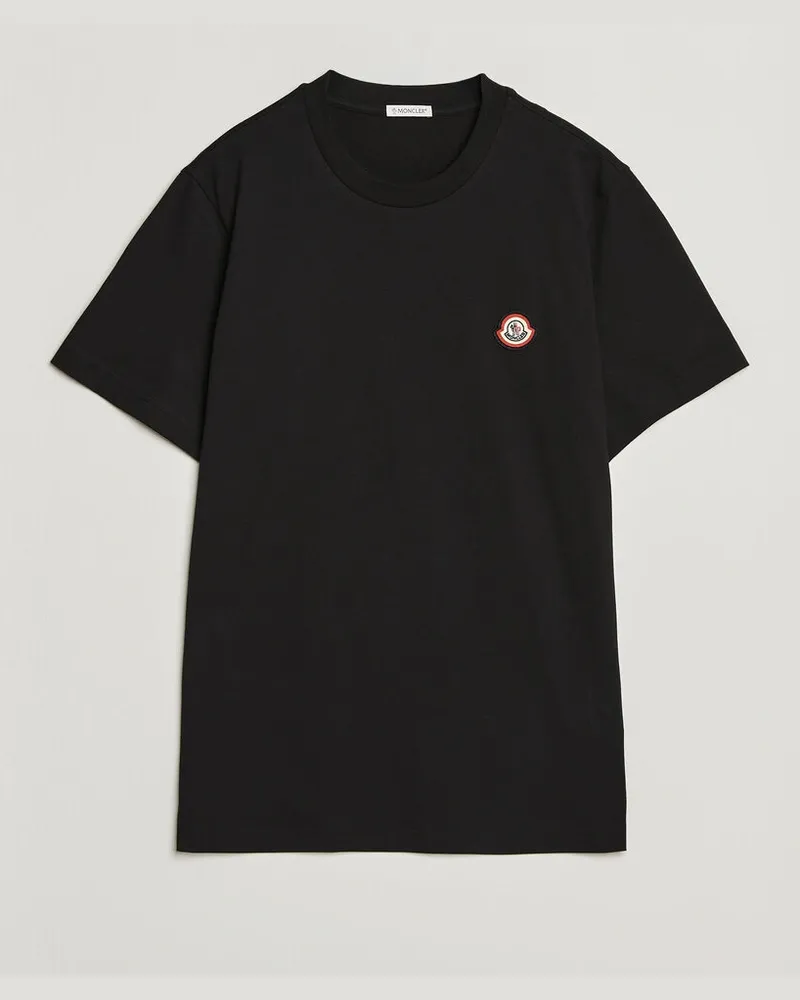 Moncler Logo T-Shirt Black Schwarz