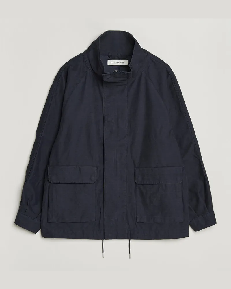 Sunflower Field Jacket Navy Blau
