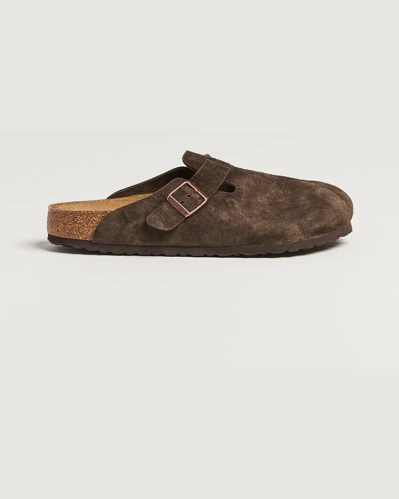 Birkenstock Boston Soft Footbed Mocca Suede Braun