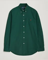 Ralph Lauren Custom Slim Fit Oxford Shirt Moss Agate Grün