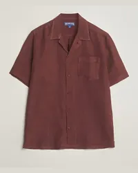 Vilebrequin Carhli Resort Kurzarm Shirt Acajou Braun