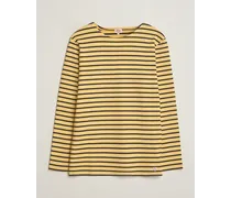 Houat Héritage Stripe Long Sleeve T-Shirt Yellow/Marine