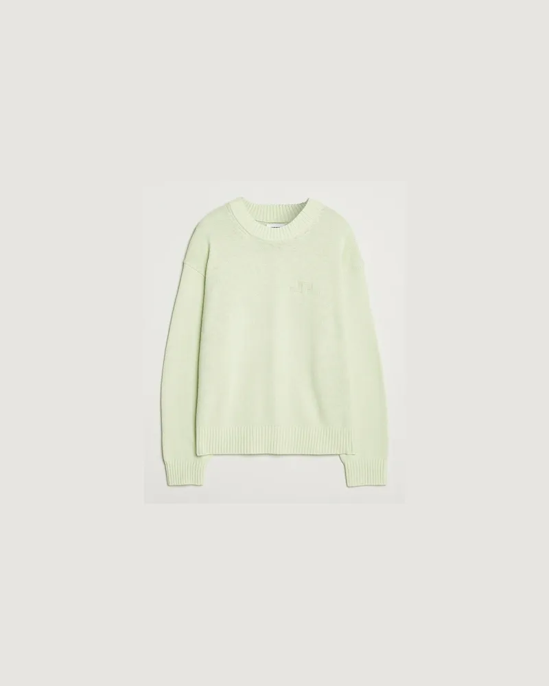 J.Lindeberg Eddy Wool/Cotton Knitted Sweater Ambrosia Grün