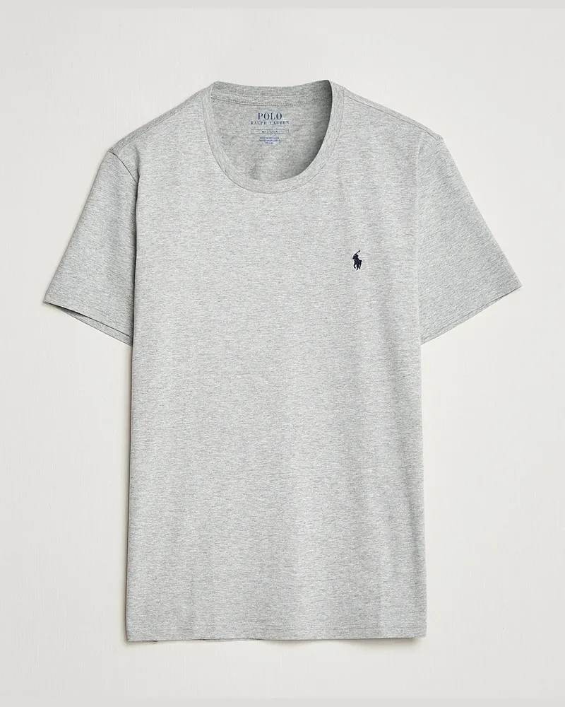 Ralph Lauren Liquid Cotton Crew Neck T-Shirt Andover Heather Grau