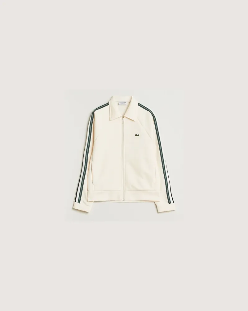 Lacoste Double Faced Jersey Track Jacket Lapland Weiß