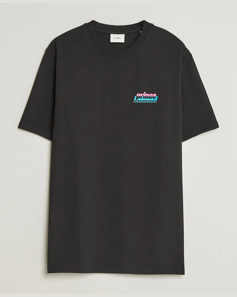 LES DEUX Prince P T-Shirt Black Schwarz