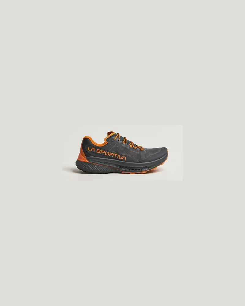 La Sportiva Prodigio Trail Run Sneakers Carbon/Marmalade Grau