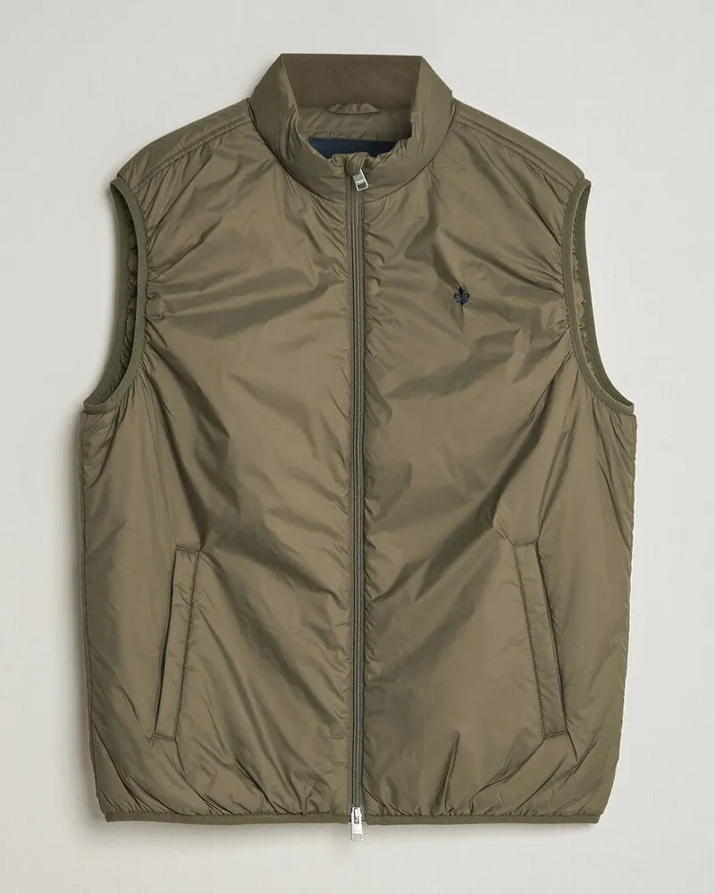 Morris Bradley Padded Vest Olive Grün