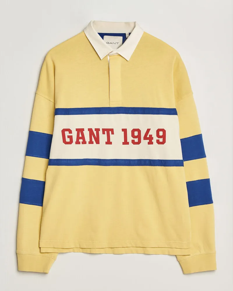 Gant Heavy Rugger Light Mustard Yellow Gelb