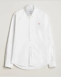 LES DEUX Konrad Contrast Oxford Shirt White Weiß