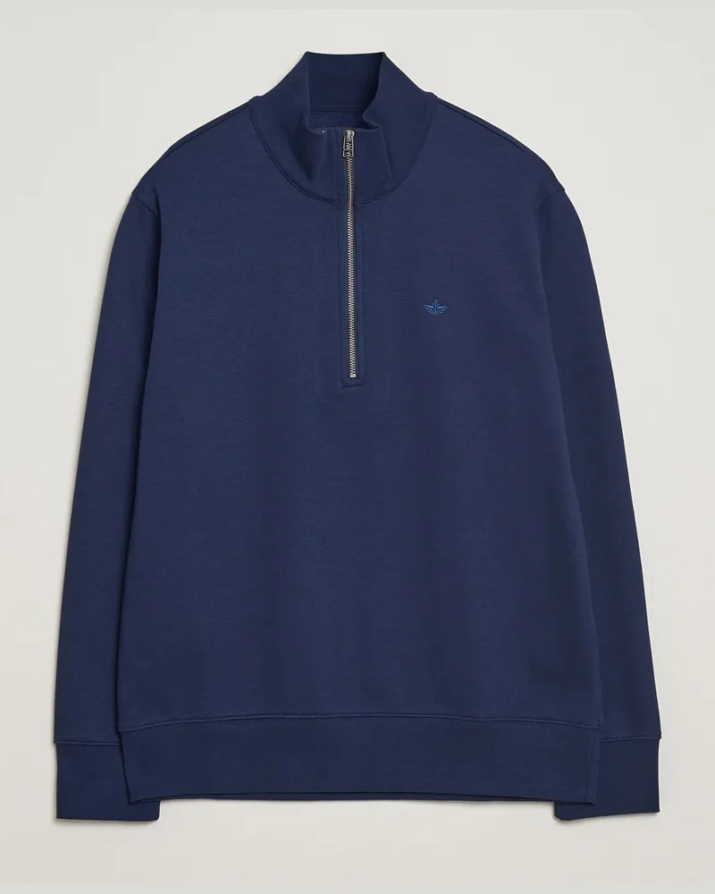 Dockers Quarter Zip Fleece Navy Blazer Blau