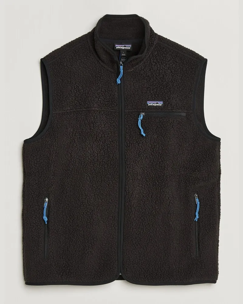 Patagonia Retro Pile Vest Black Schwarz