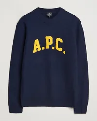 A.P.C. Joshua Woll Sweater Dark Navy Blau