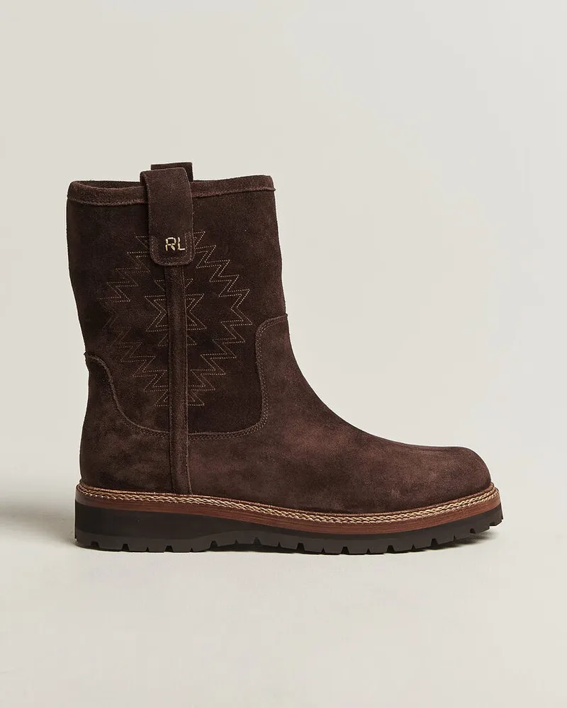 Ralph Lauren Alpine Pullover Boot Dark Chocolate Braun