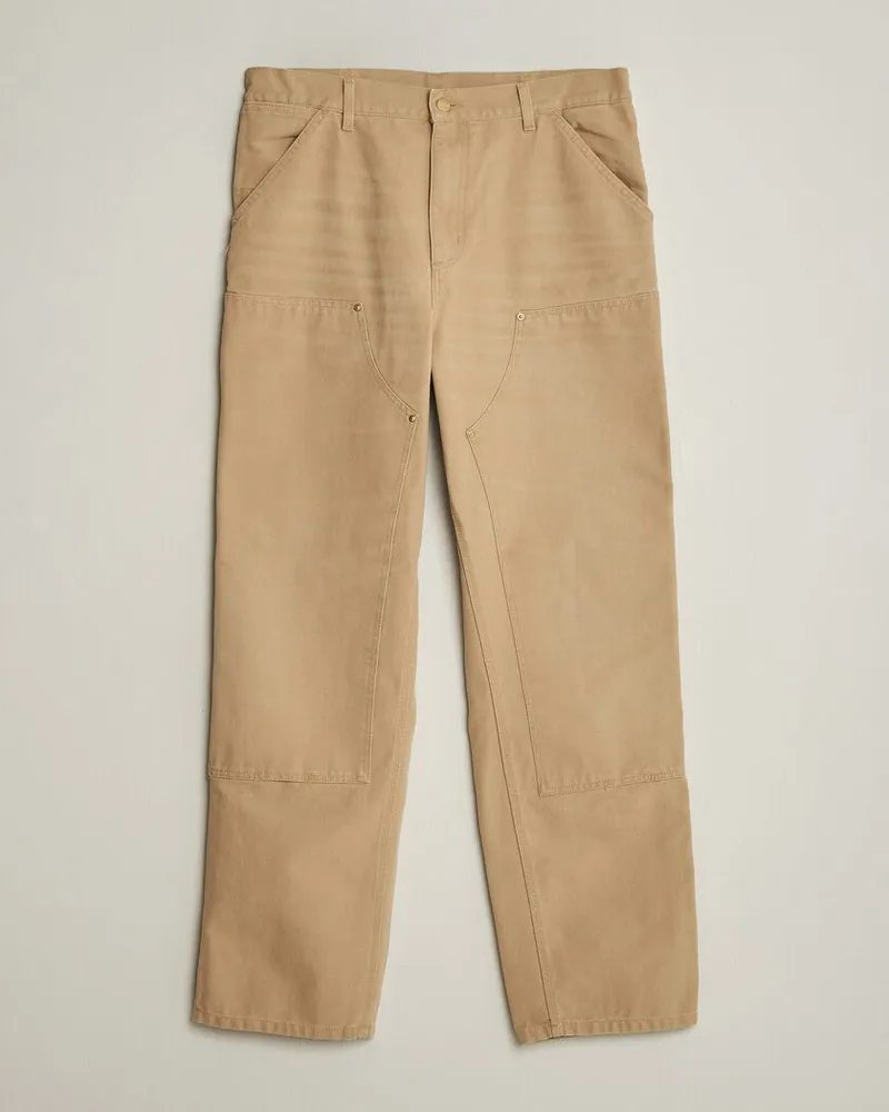 Carhartt WIP Double Knee Pants Dusty Age Brown Braun