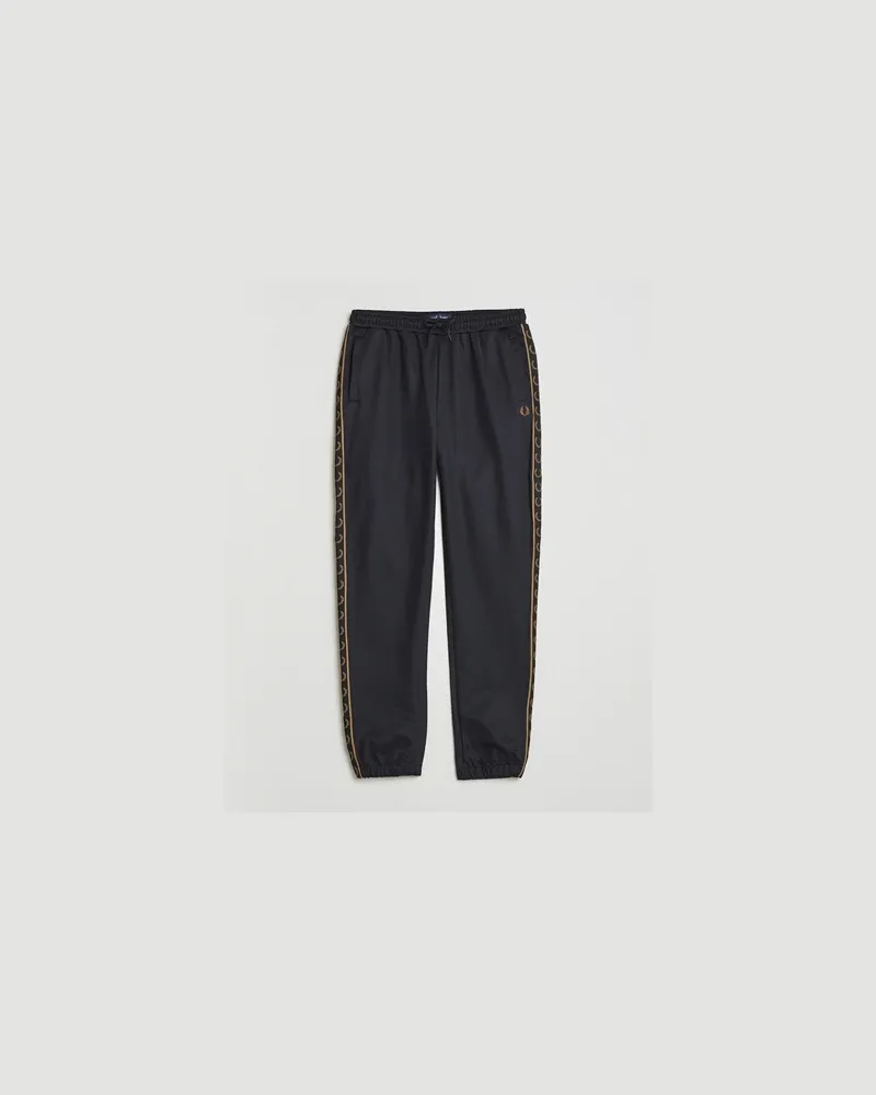 Fred Perry Taped Track Pants Black Schwarz