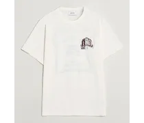 Hotel Embroidery T-Shirt Ivory