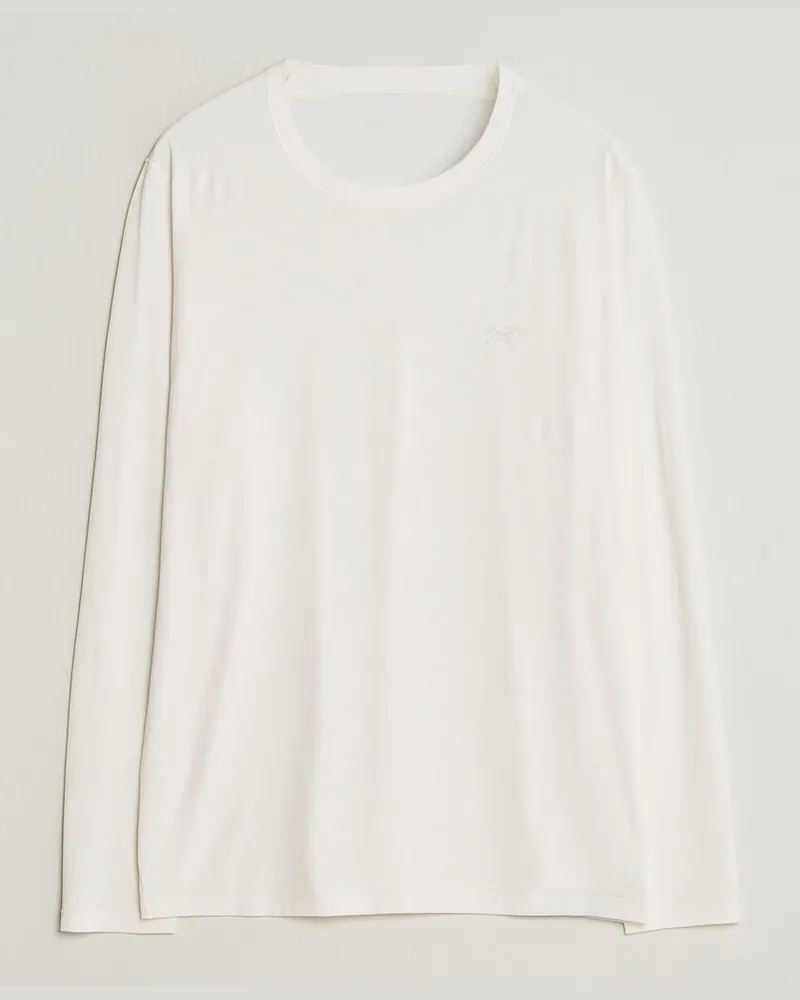 Arc'teryx Cormac Long Sleeve T-Shirt Arctic Silk Weiß