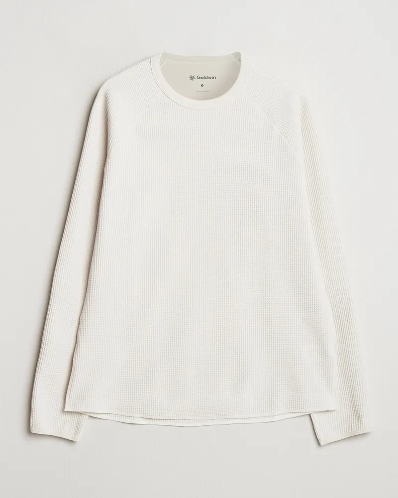 Goldwin WF Light T-Shirt Ivory Weiß