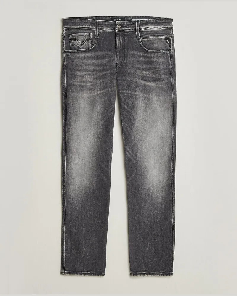 Replay Anbass 5 Years Wash Jeans Dark Grey Grau