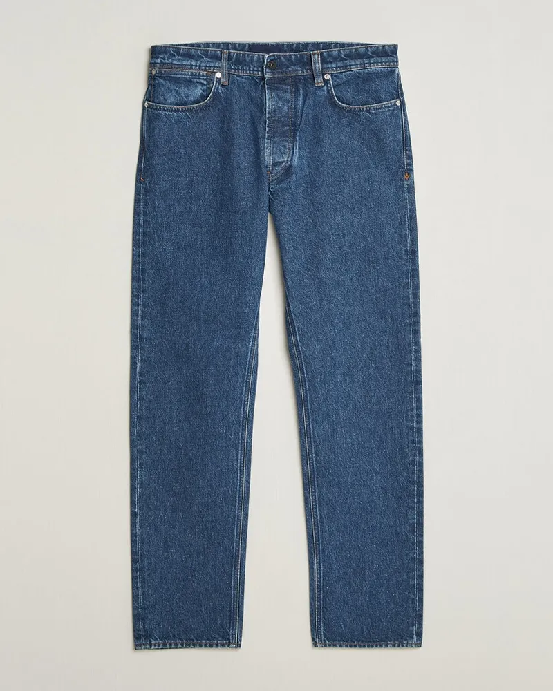 Stone Island Regular Straight Fit Indigo Jeans Blue Medium Wash Blau