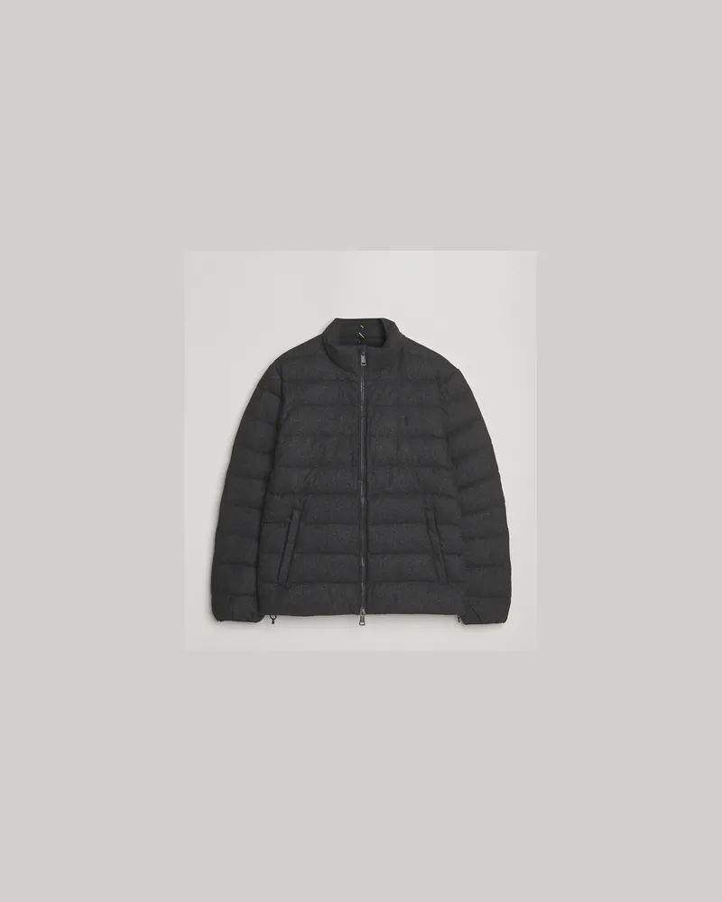 Ralph Lauren Colden Wool Down Jacket Barclay Heather Grau