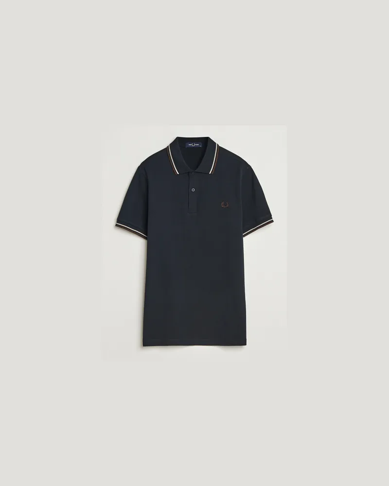 Fred Perry Fred Perry Twin Tipped Fred Perry Shirt Navy Blau