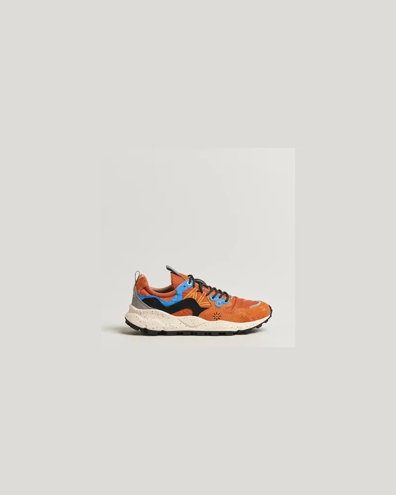 Flower MOUNTAIN Yamano 3 Suede Sneaker Burnt Orange Orange