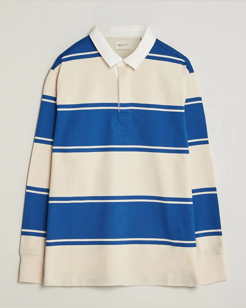 Gant Striped Rugger Nautical Blue Mehrfarbig