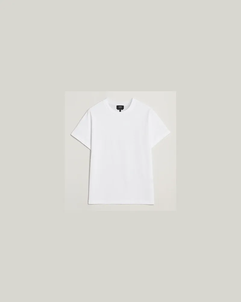A.P.C. Embroidered APC T-Shirt White Weiß
