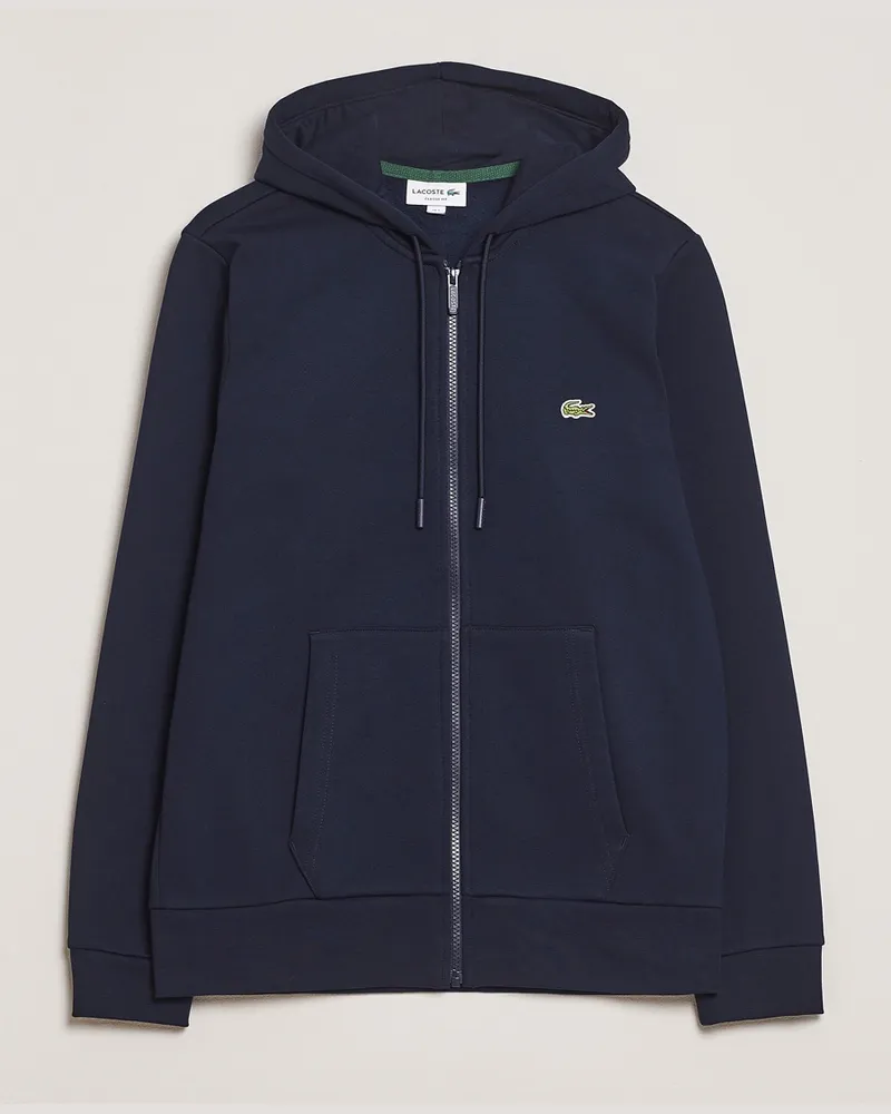 Lacoste Full Zip Hoodie Navy Blau